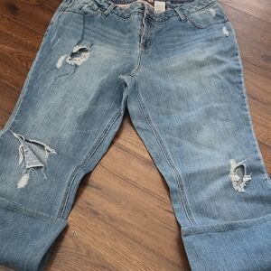 Paris Blues Light Blue Boyfriend Jeans